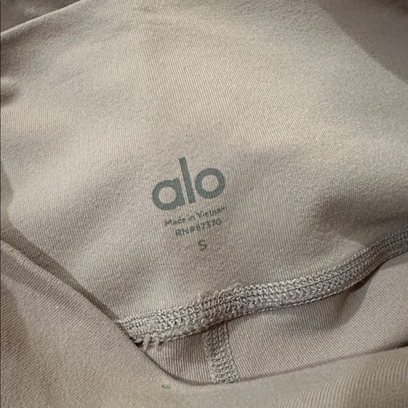 Alo yoga High-Waist Moto Legging smoky quartz rose gold size small W5494R - Picture 3 of 10